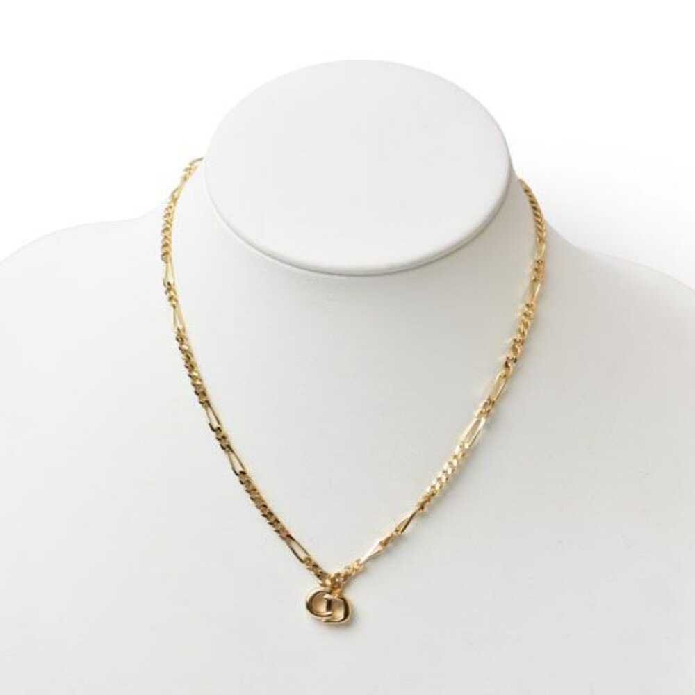 Christian Dior Necklace Vintage Logo Motif - Picture 2 of 6